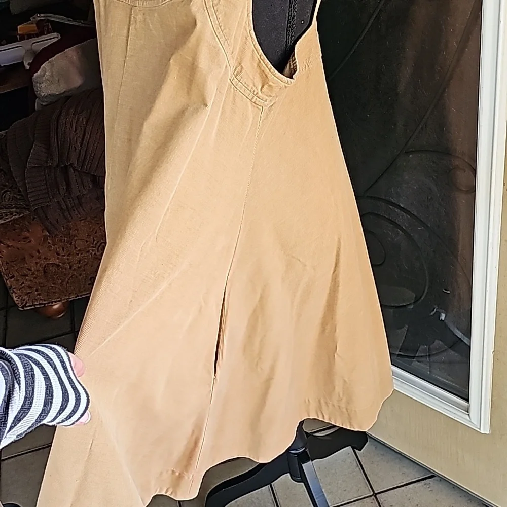 Old Navy Tan Trapeze Dress Size L - Picture 4 of 10